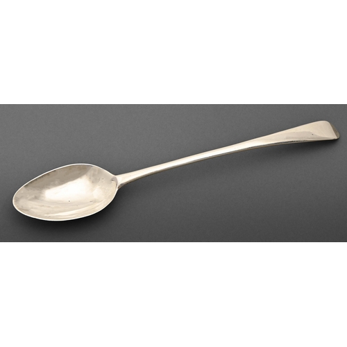 164 - A George III silver basting spoon, by Hester Bateman, London 1785, 3ozs