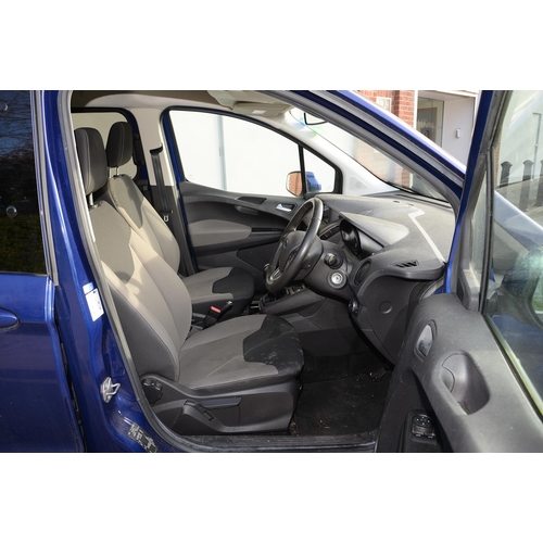 505 - Motor car. 2019 (January) Ford Tourneo Courier, 998cc petrol engine, manual transmission, blue, regi... 