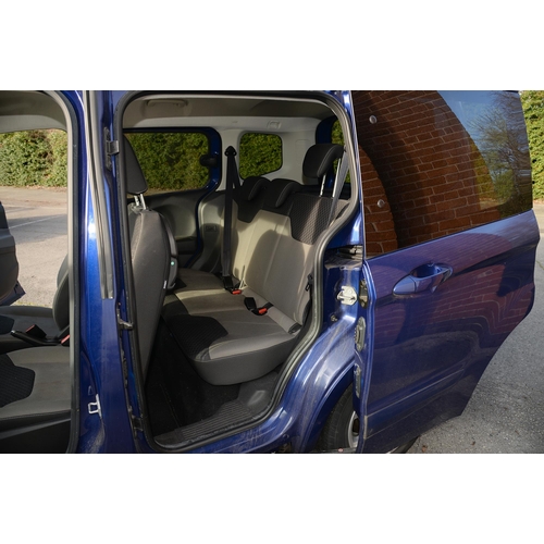 505 - Motor car. 2019 (January) Ford Tourneo Courier, 998cc petrol engine, manual transmission, blue, regi... 