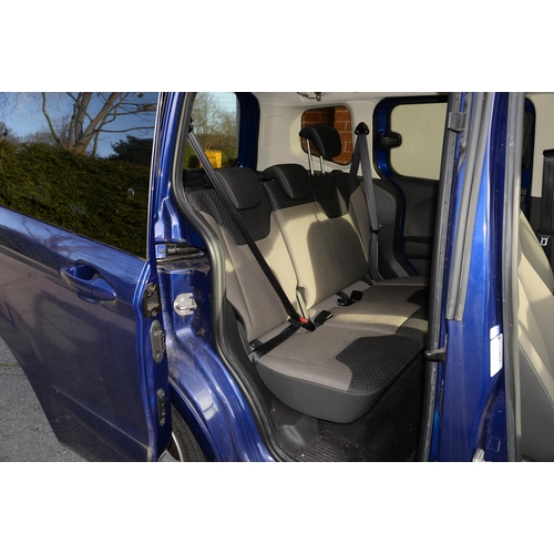 505 - Motor car. 2019 (January) Ford Tourneo Courier, 998cc petrol engine, manual transmission, blue, regi... 