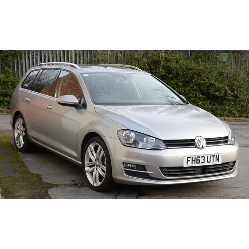 506 - Motor car. 2014 (January) Volkswagen Golf, 2.0 TDI, blue motion technology, 1968cc diesel engine, au... 