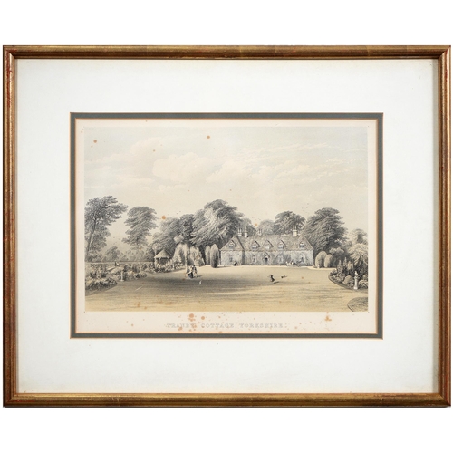 863 - Various 19th c and later prints, including a chromolithograph of Sheffield from Norfolk Park by M &a... 