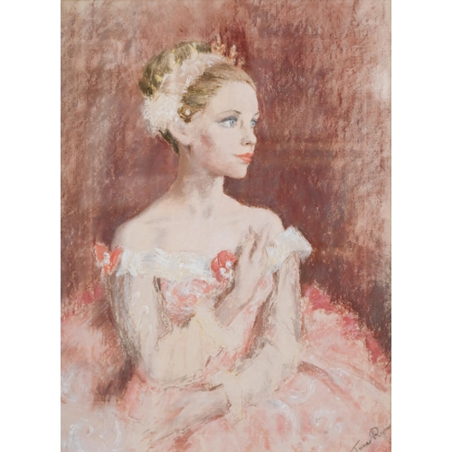 878 - June Ryan (1925-2006) - Portrait of the Prima Ballerina Svetlana Beriosova, head and shoulders, sign... 