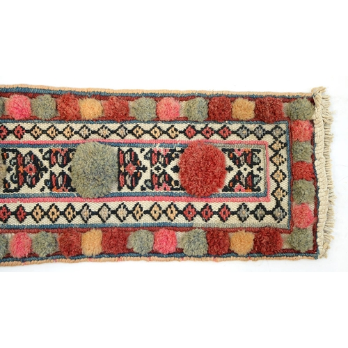 909 - A Persian Luri tribal horse cover, early 20th c, 160 x 112cm