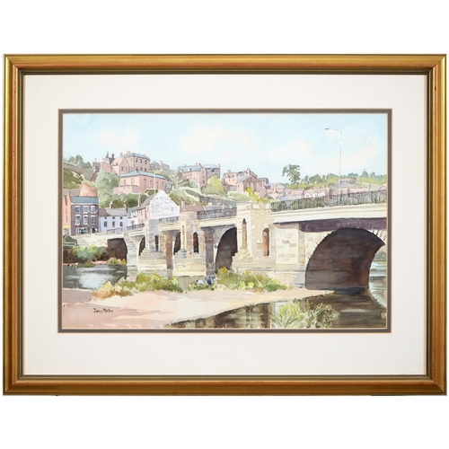 1001 - John Mellor, 20th / 21st c - Northgate, Bridgnorth; The Bridge, Bridgnorth, a pair, both signed, wat... 