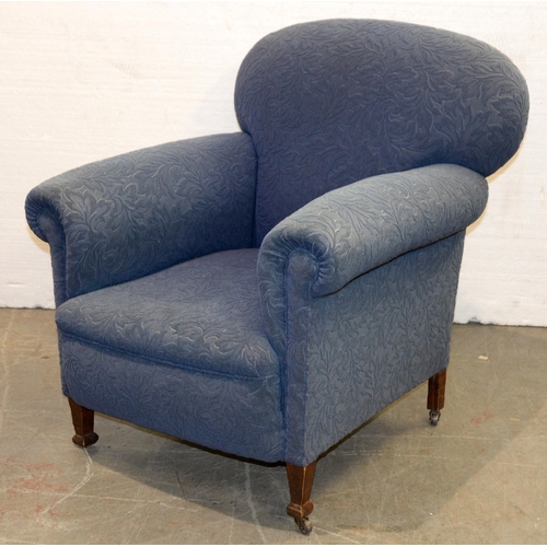 1192 - A blue maquette armchair 