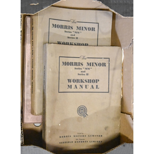 1239 - Vintage motoring. Morris Minor Workshop Manual Series MM Series II (2) and The Wolseley Fifteen Hund... 