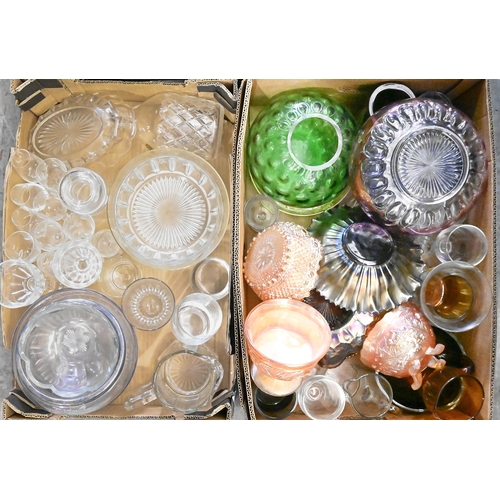 1298 - Miscellaneous cut, coloured and other glass ware