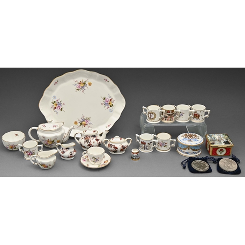 530 - Miscellaneous Royal Crown Derby miniature tea and other ware, early 21st c