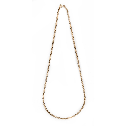 63 - A 9ct gold chain, 49cm l, 8g