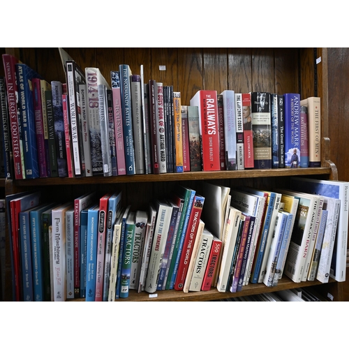 855 - Books. Ten shelves of general stock, including military history, some local Nottingham and Nottingha... 