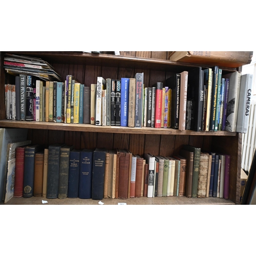 860 - Books. One shelf of photography and camera reference, 20th c, mostly hardback, mixed sizes... 