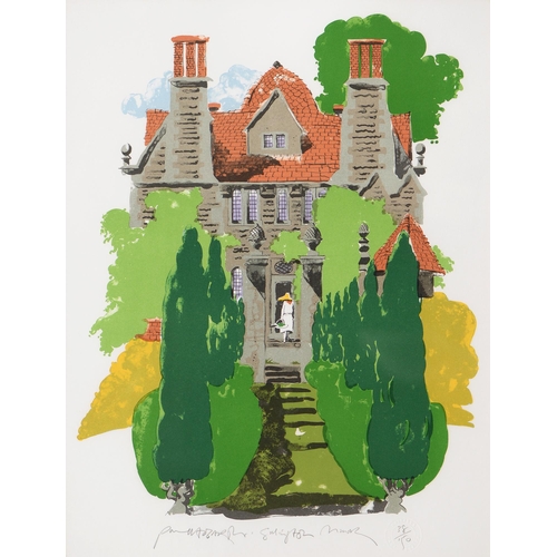 914 - Paul Hogarth (1917-2001) - Garsington Manor, signed and titled in pencil, blind-stamped 38/150, lith... 