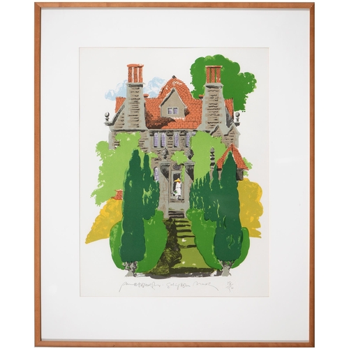 914 - Paul Hogarth (1917-2001) - Garsington Manor, signed and titled in pencil, blind-stamped 38/150, lith... 