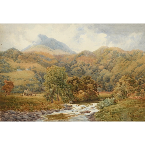 948 - George Hodgson (1847-1921) - Moel Siabod Mountain, Capel Curig, North Wales, signed, titled to verso... 