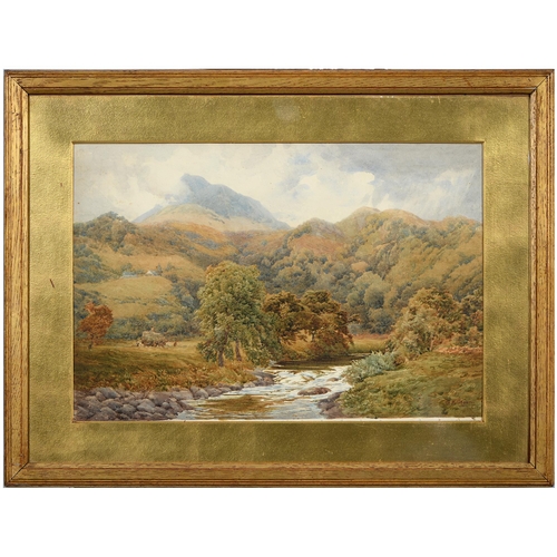 948 - George Hodgson (1847-1921) - Moel Siabod Mountain, Capel Curig, North Wales, signed, titled to verso... 