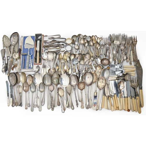 116 - Miscellaneous EPNS  flatware, etc