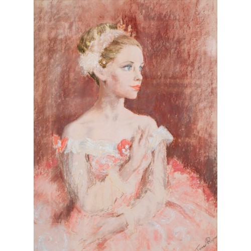 1126 - June Ryan (1925-2006) - Portrait of the Prima Ballerina Svetlana Beriosova, head and shoulders, sign... 