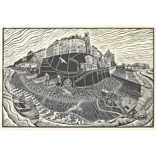 1131 - James Dodds (b. 1957) - Aldeburgh Beach, signed, titled and numbered 83/95 in pencil by the artist, ... 