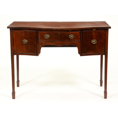 1270B - A mahogany wall hanging glazed corner cabinet, early 20th c, with dentil cornice, 92 x 53cm, a later... 