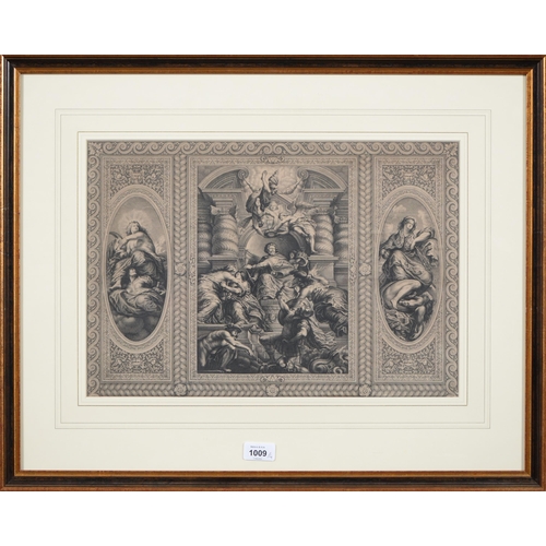 1009 - Old Master and Other Prints. Gérard Audran (1640-1703) after Charles Le Brun (1619-1690) - Angels Be... 