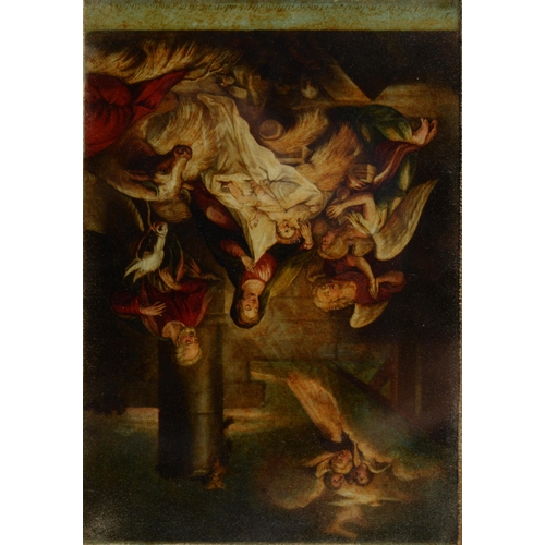 1009 - Old Master and Other Prints. Gérard Audran (1640-1703) after Charles Le Brun (1619-1690) - Angels Be... 