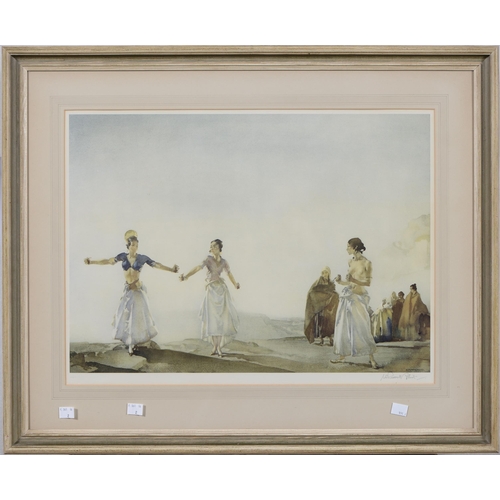 1018 - Sir William Russell Flint RA, ROI (1880-1969) - Ladies in a Bathhouse, signed in pencil by the artis... 