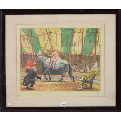 1030 - Dame Laura Knight DBE, RA, RWS (1877-1970) - A Night at the Circus, signed in pencil by the artist, ... 