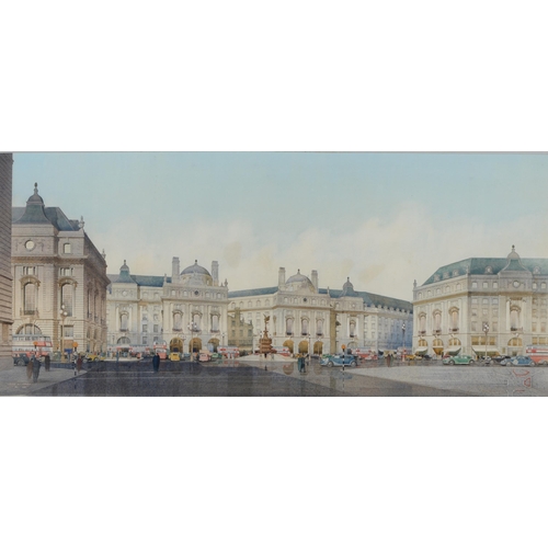 1038 - Office of Sir Reginald Blomfield RA (1856-1942) - A Design for the Completion of Piccadilly Circus, ... 