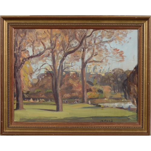 1058 - George Herbert Buckingham Holland (1901-1987) - Horse Guards from St James's Park; The View from Ber... 