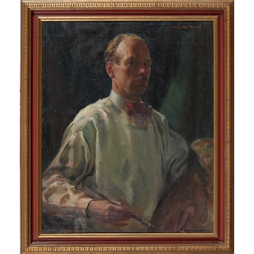 1082 - George Herbert Bucking Holland (1901-1987) - Portrait of the Artist,  signed, oil on canvas, 75 x 60... 