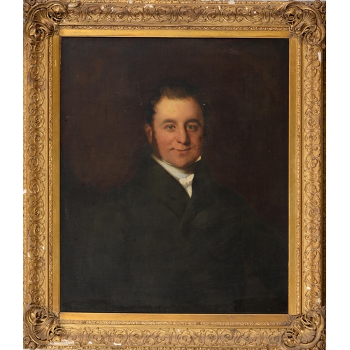 1093 - English School, c1840 - Portrait of a Gentleman, almost certainly a member of the Banting Family, ha... 