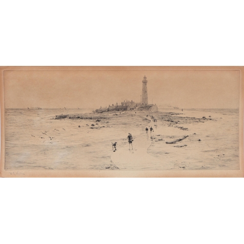 1110 - William Lionel Wylie RA, RE (1851-1931) - River and coastal scenes, four etchings, all signed by the... 