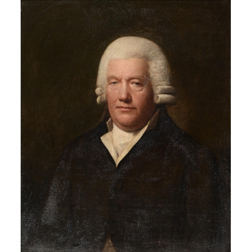 1112 - Attributed to Lemuel Francis Abbott (1761-1803) - Portrait of George Seddon,  half length, oil on ca... 