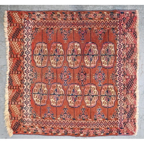 1161 - Six miscellaneous Caucasian rugs, and pair of machine tapestries
