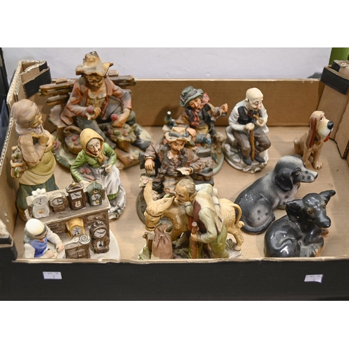 1419 - Miscellaneous ornamental ceramics, including a Wade Disney Lady figurine, Capodimonte style figurine... 