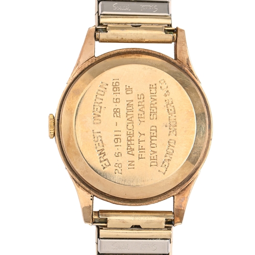 183 - A Rolex 9ct gold self-winding wristwatch, Super Precision Ref. 11793, 34mm diam, London 1960, on ass... 