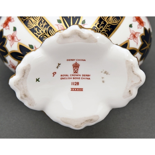 396 - A Royal Crown Derby Imari pattern ewer, late 20th c,  25.5cm h, printed mark