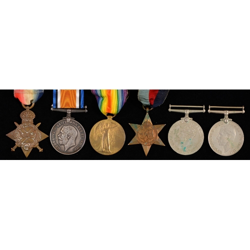 568 - WWI, group of three, 1914-15 Star, British War Medal and Victory Medal 17843 Private J.T. Shephard L... 