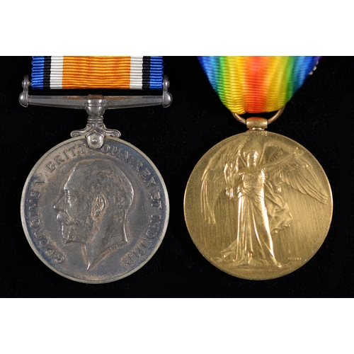 572 - WWI, pair, British War Medal and Victory Medal, 61959 1 AM J.R. Haswell RAF, card boxes... 