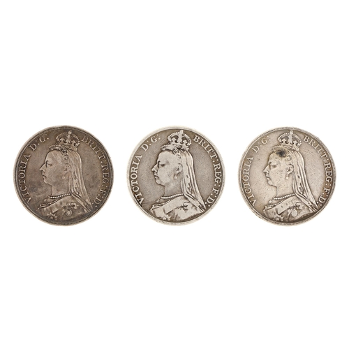614 - Crown 1887, 1889 and 1890