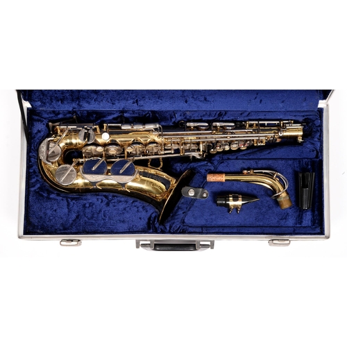 842 - A Boosey & Hawkes alto saxophone, styled on the classic Mark VI models, in original hard-shell c... 