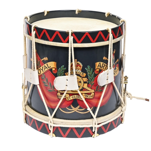 917 - Militaria. A Royal Artillery regimental drum, 36cm h x 36cm diam