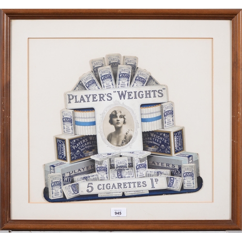 945 - Vintage advertising. Imperial Tobacco Co. Ltd., Player's 