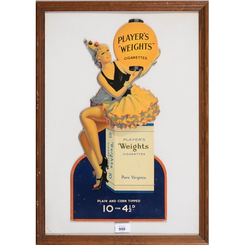 950 - Vintage advertising. Imperial Tobacco Co. Ltd., Player's 