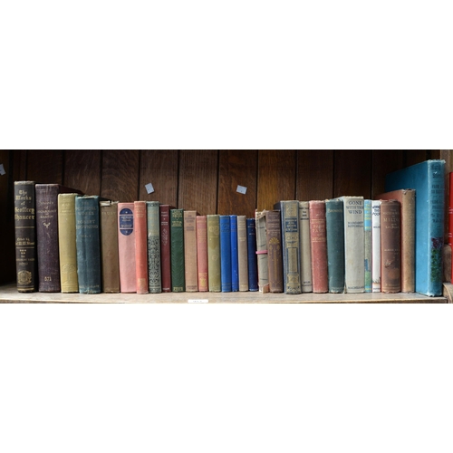 953 - Antiquarian and Later Books. One shelf, late 19th c and later, including classics and other literatu... 