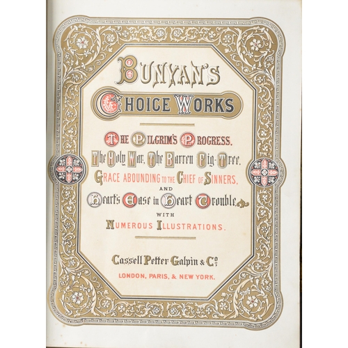 957 - Antiquarian Book. Bunyan (John), Choice Works. [Including] The Pilgrim's Progress [...], London: Cas... 