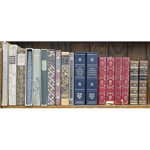 973 - Books. Folio Society, ten fiction and non-fiction titles, mixed dates, original publisher's bindings... 