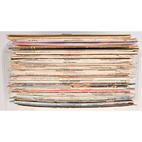 888 - A collection of vintage vinyl LP records, to include John Lennon & Yoko Ono Double Fantasy, The ... 