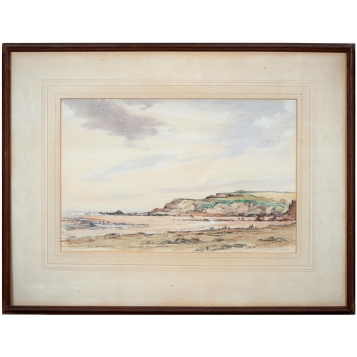 1003 - Kenneth Holmes OBE (1902-1994) - Widemouth Bay near Bude,  signed, watercolour, 31cm x 49cm, Hurlest... 